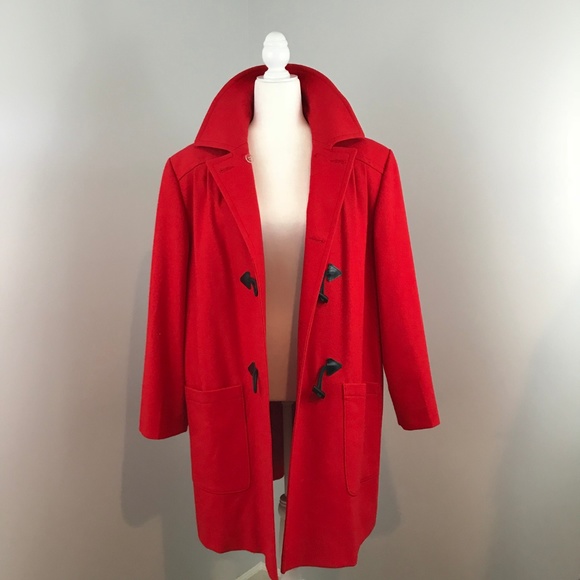 Pendleton Red Toggle Coat - Picture 3 of 6
